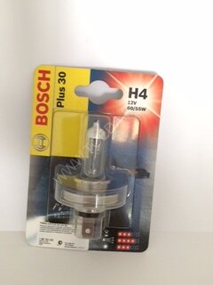 Лампа H4 Plus 30 Bosch 1987301002