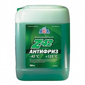 Антифриз AGA зеленый 10кг AGA050Z