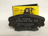 Колодки тормозные передние Renault Bosch 0986467720